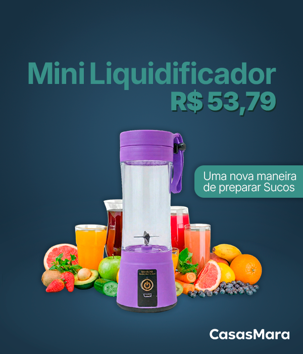 Juice Cup Mini Liquidificador Portatil Eletrico Cor:Lilas